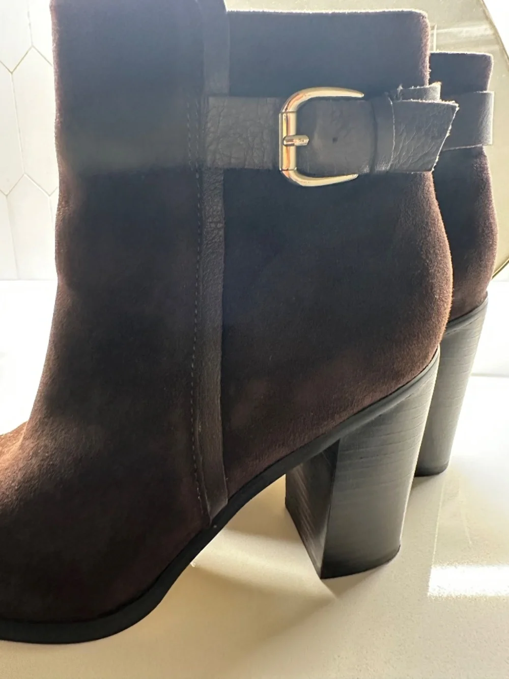 Chocolate Brown Booties 8